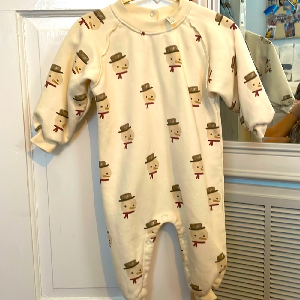 Rylee & Cru Snowman Romper